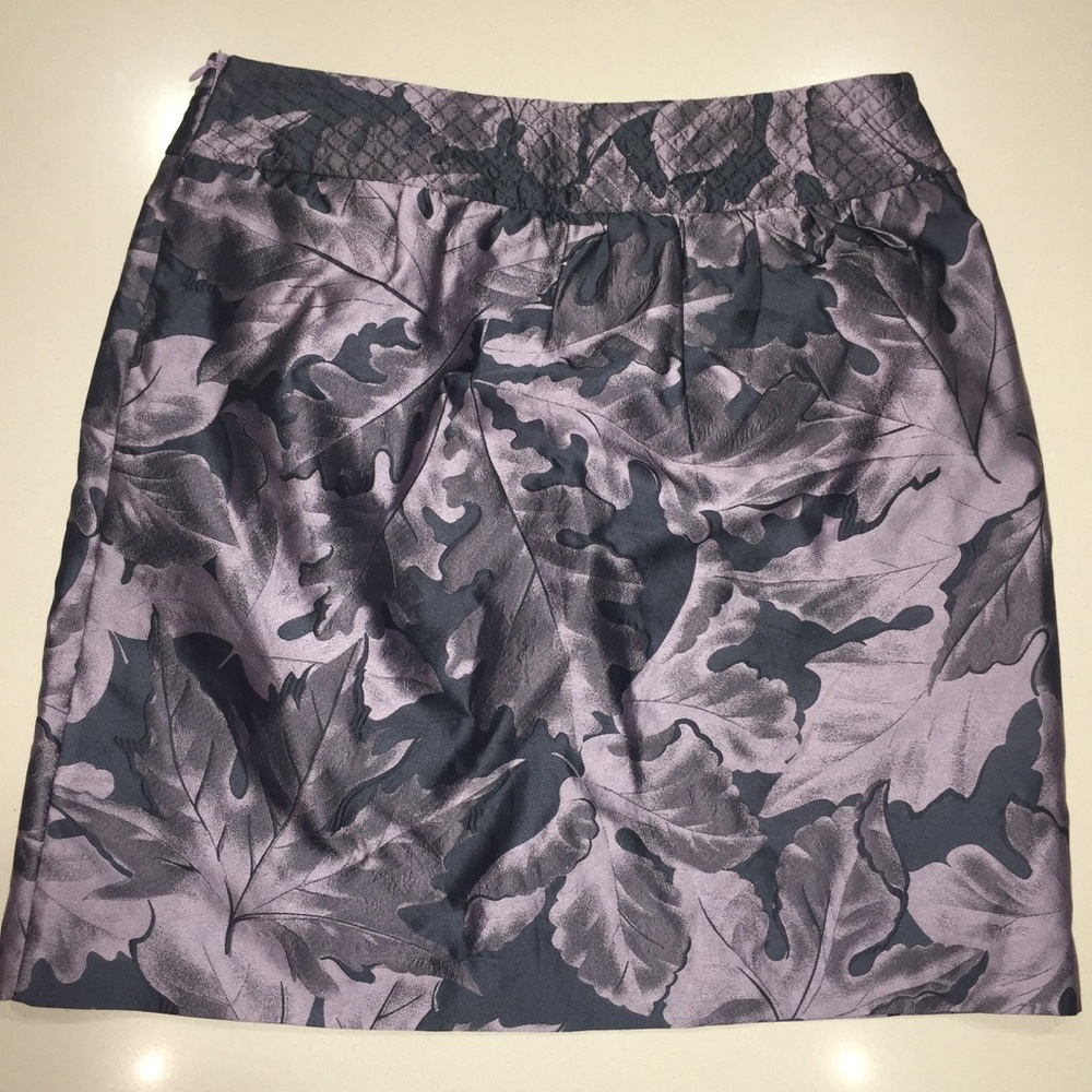 Burberry Jacquard Gray Purple Mini Skirt 38 - US 4